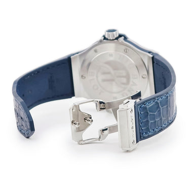 腕時計 ウブロ HUBLOT ビッグバン スチール ブルー ダイヤモンド 38mm 361.SX.7170.LR.1204 クオーツ レディース 純正ダイヤ