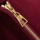ルイヴィトン LOUIS VUITTON パッシー M45592 モノグラム モノグラムキャンバス レザー ショルダーバッグ ゴールド金具 茶 ボルドー Wチェーン