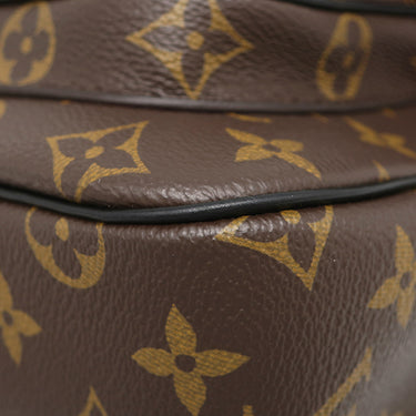 ルイヴィトン LOUIS VUITTON パッシー M45592 モノグラム モノグラムキャンバス レザー ショルダーバッグ ゴールド金具 茶 ボルドー Wチェーン