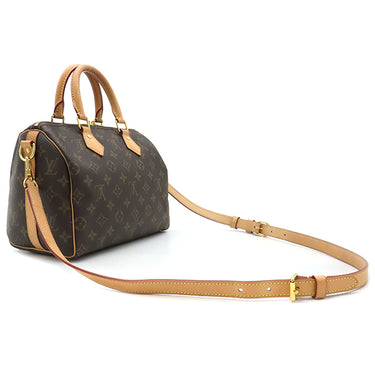 ルイヴィトン LOUIS VUITTON スピーディ 25 M41113 モノグラム モノグラムキャンバス 2WAYバッグ ゴールド金具 茶 ボストンバッグ