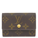ルイヴィトン LOUIS VUITTON ポルト モネ プラ M61930 モノグラム モノグラムキャンバス コインケース ゴールド金具 茶 小銭入れ カードケース