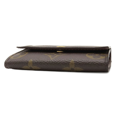 ルイヴィトン LOUIS VUITTON ポルト モネ プラ M61930 モノグラム モノグラムキャンバス コインケース ゴールド金具 茶 小銭入れ カードケース