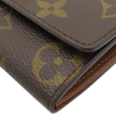 ルイヴィトン LOUIS VUITTON ポルト モネ プラ M61930 モノグラム モノグラムキャンバス コインケース ゴールド金具 茶 小銭入れ カードケース