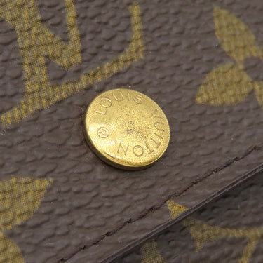 ルイヴィトン LOUIS VUITTON ポルト モネ プラ M61930 モノグラム モノグラムキャンバス コインケース ゴールド金具 茶 小銭入れ カードケース