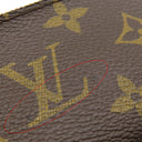 ルイヴィトン LOUIS VUITTON ポシェット クレ M62650 モノグラム モノグラムキャンバス コインケース ゴールド金具 茶 キーチェーン付き