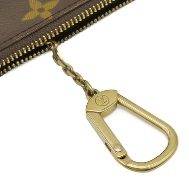 ルイヴィトン LOUIS VUITTON ポシェット クレ M62650 モノグラム モノグラムキャンバス コインケース ゴールド金具 茶 キーチェーン付き
