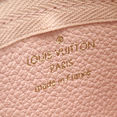 ルイヴィトン LOUIS VUITTON ポシェット クレ M82204 ピンク モノグラムアンプラント コインケース ゴールド金具 キーチェーン付き