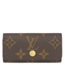 ルイヴィトン LOUIS VUITTON ミュルティクレ 4 M83265 モノグラムXシャマロウピンク モノグラムキャンバス キーケース ゴールド金具 茶 ピンク 4連 4本