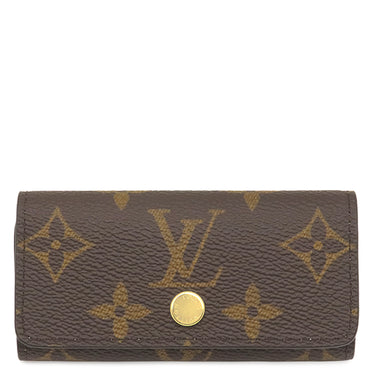 ルイヴィトン LOUIS VUITTON ミュルティクレ 4 M83265 モノグラムXシャマロウピンク モノグラムキャンバス キーケース ゴールド金具 茶 ピンク 4連 4本
