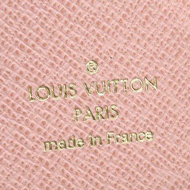 ルイヴィトン LOUIS VUITTON ポルトフォイユ ゾエ M62933 ローズバレリーヌ モノグラムキャンバス レザー 三つ折り財布 ゴールド金具 コンパクト財布 3つ折り