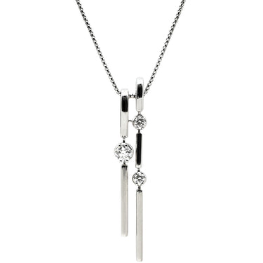 TASAKI TASAKI ダイヤ ペンダント PTD13306/8406907 ホワイトゴールド K18WG ダイヤモンド ネックレス 3石 3粒 ラウンドブリリアントカット プラチナ ドロップ