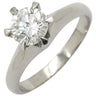 ノンブランド NON BRAND ソリティア ダイヤモンド 1.032ct プラチナシルバー Pt900 ダイヤモンド リング 指輪 プラチナ Pt900 1P 1石 1粒 大粒 6本立爪 エンゲージ ブライダル 15号