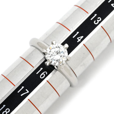 ノンブランド NON BRAND ソリティア ダイヤモンド 1.032ct プラチナシルバー Pt900 ダイヤモンド リング 指輪 プラチナ Pt900 1P 1石 1粒 大粒 6本立爪 エンゲージ ブライダル 15号