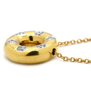 ティファニー Tiffany & Co ドッツ サークル ダイヤモンド イエローゴールド K18YG Pt950 ダイヤモンド ネックレス T&Co. K18YG×Pt950 6P 6石 6粒 エルサペレッティ