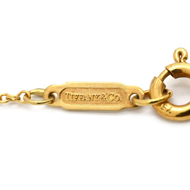 ティファニー Tiffany & Co ドッツ サークル ダイヤモンド イエローゴールド K18YG Pt950 ダイヤモンド ネックレス T&Co. K18YG×Pt950 6P 6石 6粒 エルサペレッティ