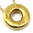 ティファニー Tiffany & Co ドッツ サークル ダイヤモンド イエローゴールド K18YG Pt950 ダイヤモンド ネックレス T&Co. K18YG×Pt950 6P 6石 6粒 エルサペレッティ