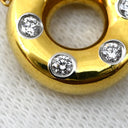 ティファニー Tiffany & Co ドッツ サークル ダイヤモンド イエローゴールド K18YG Pt950 ダイヤモンド ネックレス T&Co. K18YG×Pt950 6P 6石 6粒 エルサペレッティ