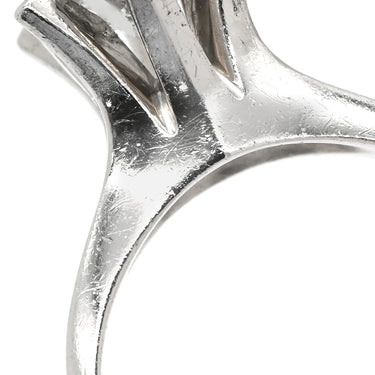 ノンブランド NON BRAND ダイヤ 1.06ct プラチナシルバー Pt900 ダイヤモンド リング 指輪 1P 1石 1粒 大粒 6本立爪 ソリティア Pt900 プラチナ 花爪リング 12号