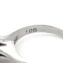 ノンブランド NON BRAND ダイヤ 1.06ct プラチナシルバー Pt900 ダイヤモンド リング 指輪 1P 1石 1粒 大粒 6本立爪 ソリティア Pt900 プラチナ 花爪リング 12号