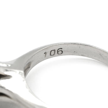 ノンブランド NON BRAND ダイヤ 1.06ct プラチナシルバー Pt900 ダイヤモンド リング 指輪 1P 1石 1粒 大粒 6本立爪 ソリティア Pt900 プラチナ 花爪リング 12号