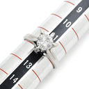 ノンブランド NON BRAND ダイヤ 1.06ct プラチナシルバー Pt900 ダイヤモンド リング 指輪 1P 1石 1粒 大粒 6本立爪 ソリティア Pt900 プラチナ 花爪リング 12号