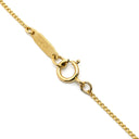 ティファニー Tiffany & Co シェルモチーフ 1Pダイヤ イエローゴールド K18YG ダイヤモンド ネックレス 貝 貝殻 18K 750 YG