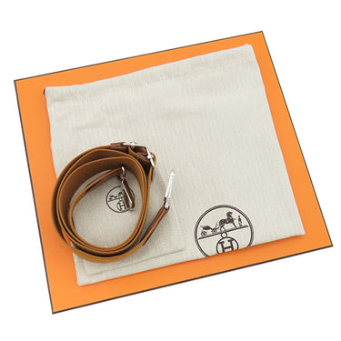 エルメス HERMES エヴリン3 PM ゴールド トリヨンクレマンス ショルダーバッグ シルバー金具 茶