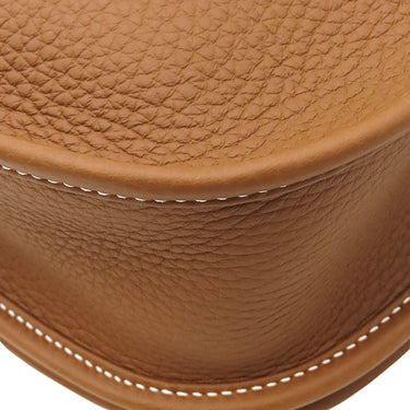 エルメス HERMES エヴリン3 PM ゴールド トリヨンクレマンス ショルダーバッグ シルバー金具 茶