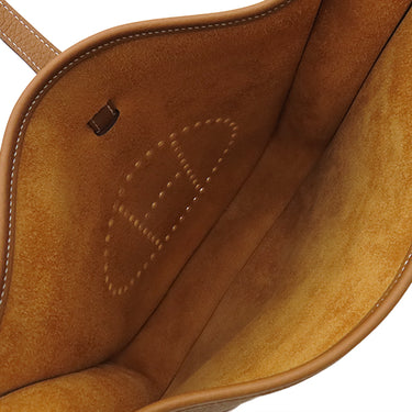 エルメス HERMES エヴリン3 PM ゴールド トリヨンクレマンス ショルダーバッグ シルバー金具 茶