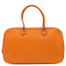 エルメス HERMES プリュム エラン 28 オレンジ ヴォーエプソン ハンドバッグ シルバー金具