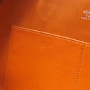 エルメス HERMES プリュム エラン 28 オレンジ ヴォーエプソン ハンドバッグ シルバー金具