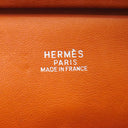 エルメス HERMES プリュム エラン 28 オレンジ ヴォーエプソン ハンドバッグ シルバー金具
