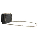 シャネル CHANEL マトラッセ トレンディCC WOC ブラック ラムスキン チェーンウォレット ゴールド金具 黒 ロゴプレート