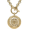 シャネル CHANEL ココマーク CCコイン ゴールド GP ネックレス CCマーク