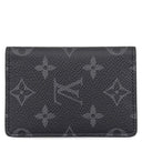 ルイヴィトン LOUIS VUITTON オーガナイザー ドゥ ポッシュ M61696 モノグラムエクリプス レザー モノグラムエクリプスキャンパス カードケース 黒 名刺入れ