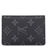 ルイヴィトン LOUIS VUITTON オーガナイザー ドゥ ポッシュ M61696 モノグラムエクリプス レザー モノグラムエクリプスキャンパス カードケース 黒 名刺入れ