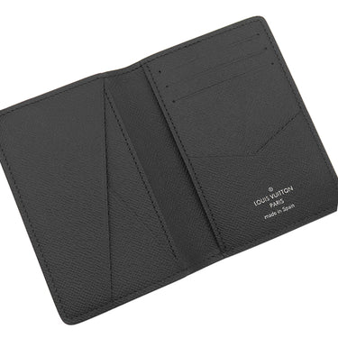 ルイヴィトン LOUIS VUITTON オーガナイザー ドゥ ポッシュ M61696 モノグラムエクリプス レザー モノグラムエクリプスキャンパス カードケース 黒 名刺入れ
