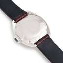 腕時計 カルティエ Cartier クレ ドゥ カルティエ WJCL0015 自動巻き レディース K18WG無垢 純正ダイヤ デイト ローマン 青針