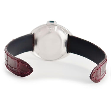 腕時計 カルティエ Cartier クレ ドゥ カルティエ WJCL0015 自動巻き レディース K18WG無垢 純正ダイヤ デイト ローマン 青針