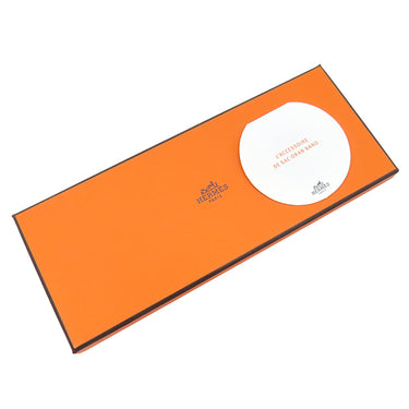 エルメス HERMES オランナノ ブラック×ナチュラルサブレ ヴォーエプソン ヴォーバトラー ヴァッシュハンター バッグチャーム 新品 未使用 黒 茶 サンダル型