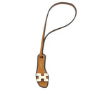 エルメス HERMES オランナノ ナタ×ナチュラルサブレ ヴォーエプソン ヴォーバトラー ヴァッシュハンター バッグチャーム 新品 未使用 アイボリー 茶 サンダル型