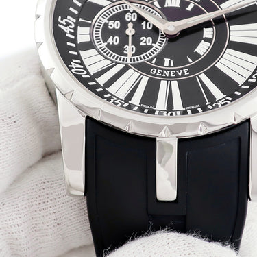 腕時計 ロジェデュブイ ROGER DUBUIS エクスカリバー EX45 77 9 9.71R 自動巻き メンズ OH済 黒 ローマン スモールセコンド