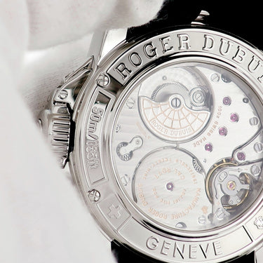 腕時計 ロジェデュブイ ROGER DUBUIS エクスカリバー EX45 77 9 9.71R 自動巻き メンズ OH済 黒 ローマン スモールセコンド