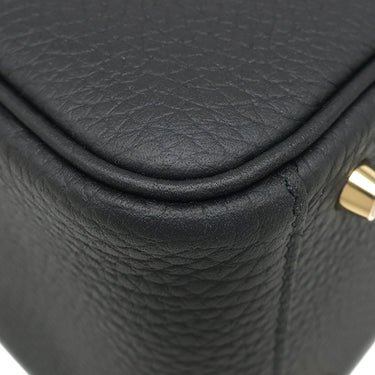 エルメス HERMES リンディ2 ミニ 20 ブラック トリヨンクレマンス ショルダーバッグ ゴールド金具 新品 未使用 黒
