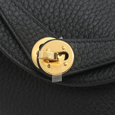 エルメス HERMES リンディ2 ミニ 20 ブラック トリヨンクレマンス ショルダーバッグ ゴールド金具 新品 未使用 黒