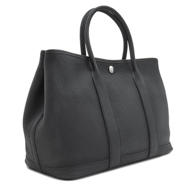 エルメス HERMES ガーデンパーティーTPM ブラック ネゴンダ トートバッグ シルバー金具 黒 2024年製