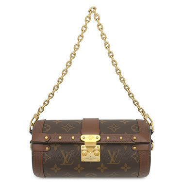 ルイヴィトン LOUIS VUITTON パピヨン トランク M57835 モノグラム モノグラムキャンバス 2WAYバッグ ゴールド金具 茶 ハンドバッグ ショルダーバッグ