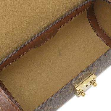 ルイヴィトン LOUIS VUITTON パピヨン トランク M57835 モノグラム モノグラムキャンバス 2WAYバッグ ゴールド金具 茶 ハンドバッグ ショルダーバッグ