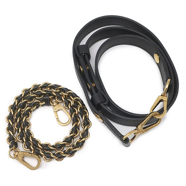ルイヴィトン LOUIS VUITTON ドーフィーヌ NV MINI M55964 ブラック エピレザー レザー ショルダーバッグ ゴールド金具 黒 チェーンショルダー