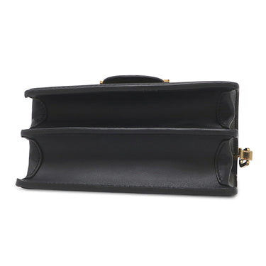 ルイヴィトン LOUIS VUITTON ドーフィーヌ NV MINI M55964 ブラック エピレザー レザー ショルダーバッグ ゴールド金具 黒 チェーンショルダー